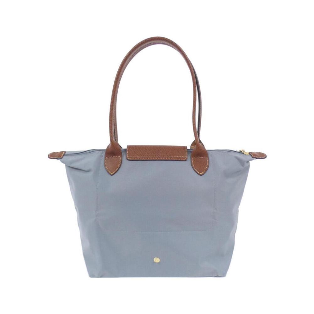 Longchamp Le Pliage Medium Nylon Shoulder Bag Silver